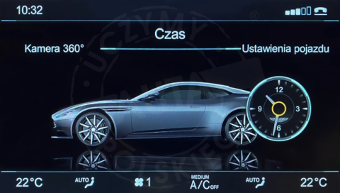 ASTON MARTIN polskie menu, polski lektor, zmiana regionu ASTON MARTIN polskie menu, polski lektor, zmiana regionu