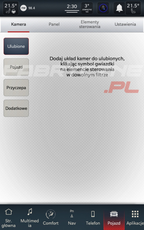DODGE RAM UCONNECT 5 HARMAN BECKER 12,0" polskie menu, polski lektor, zmiana regionu DODGE RAM UCONNECT 5 HARMAN BECKER 12,0" polskie menu, polski lektor, zmiana regionu