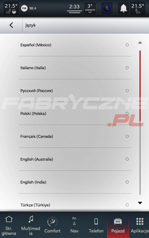 DODGE RAM UCONNECT 5 HARMAN BECKER 12,0" polskie menu, polski lektor, zmiana regionu DODGE RAM UCONNECT 5 HARMAN BECKER 12,0" polskie menu, polski lektor, zmiana regionu
