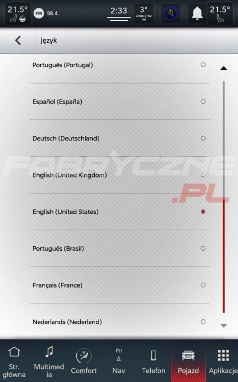 DODGE RAM UCONNECT 5 HARMAN BECKER 12,0" polskie menu, polski lektor, zmiana regionu DODGE RAM UCONNECT 5 HARMAN BECKER 12,0" polskie menu, polski lektor, zmiana regionu
