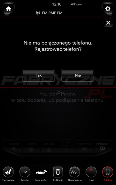DODGE UCONNECT 12.0" 4C PANASONIC polskie menu, polski lektor, zmiana regionu DODGE UCONNECT 12.0" 4C PANASONIC polskie menu, polski lektor, zmiana regionu