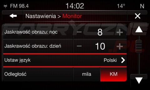 FIAT UCONNECT 6.5A RA3 polskie menu, polski lektor, zmiana regionu FIAT UCONNECT 6.5A RA3 polskie menu, polski lektor, zmiana regionu