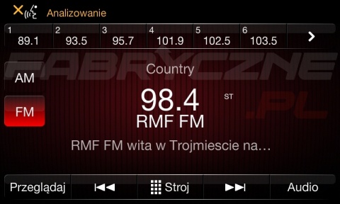 FIAT UCONNECT 6.5A RA3 polskie menu, polski lektor, zmiana regionu FIAT UCONNECT 6.5A RA3 polskie menu, polski lektor, zmiana regionu