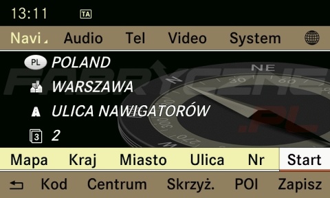 MERCEDES COMAND ONLINE NTG 4.5 polskie menu, polski lektor, zmiana regionu MERCEDES COMAND ONLINE NTG 4.5 polskie menu, polski lektor, zmiana regionu