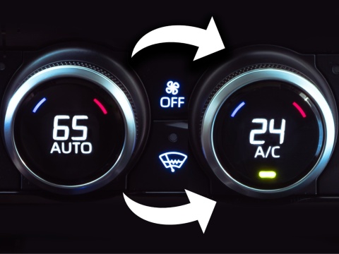 Zmiana jednostek temperatury klimatyzacji z °F na °C w autach Toyota z USA Zmiana jednostek temperatury klimatyzacji z °F na °C w autach Toyota z USA