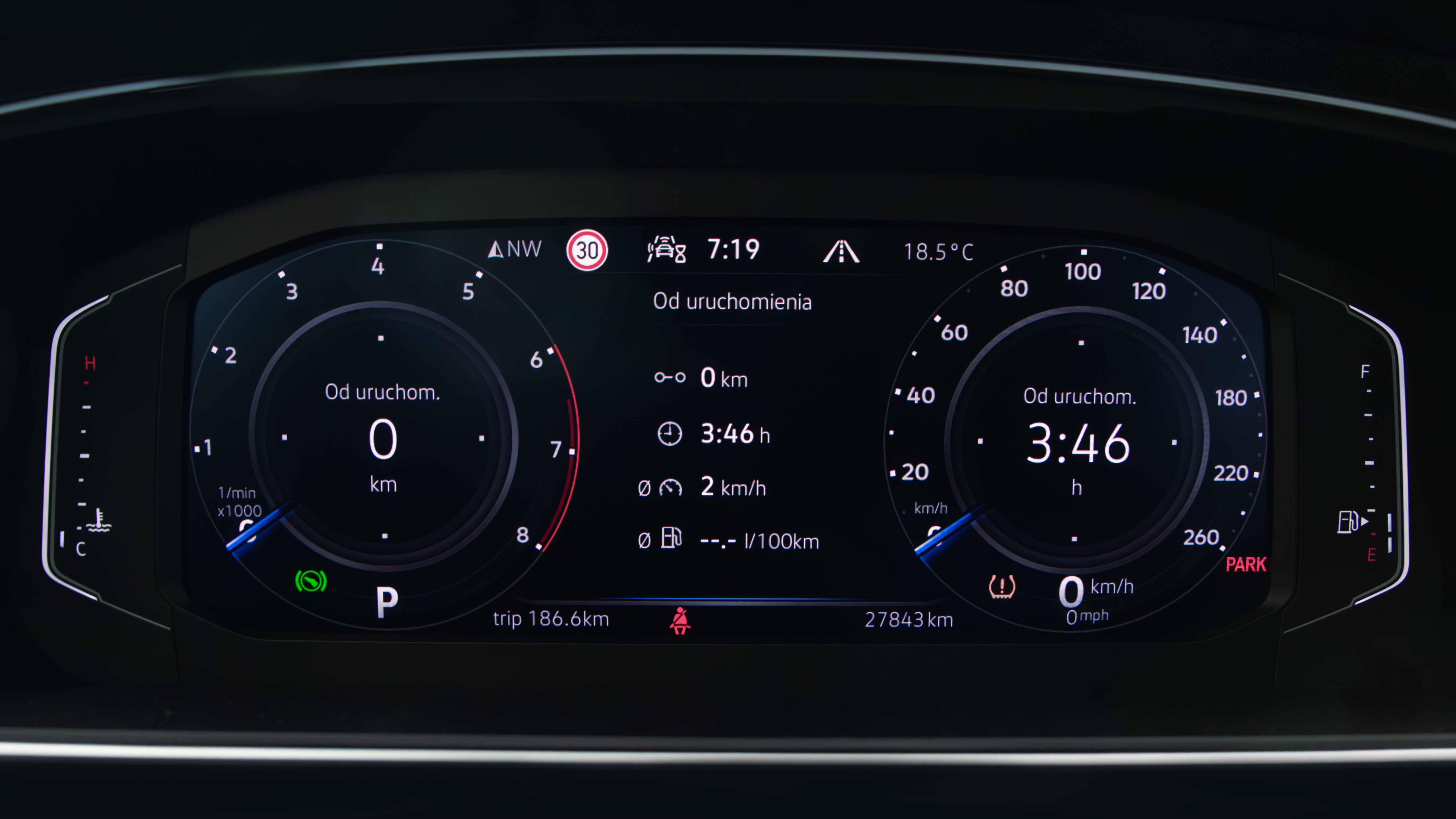 volkswagen tiguan czytanie znaków