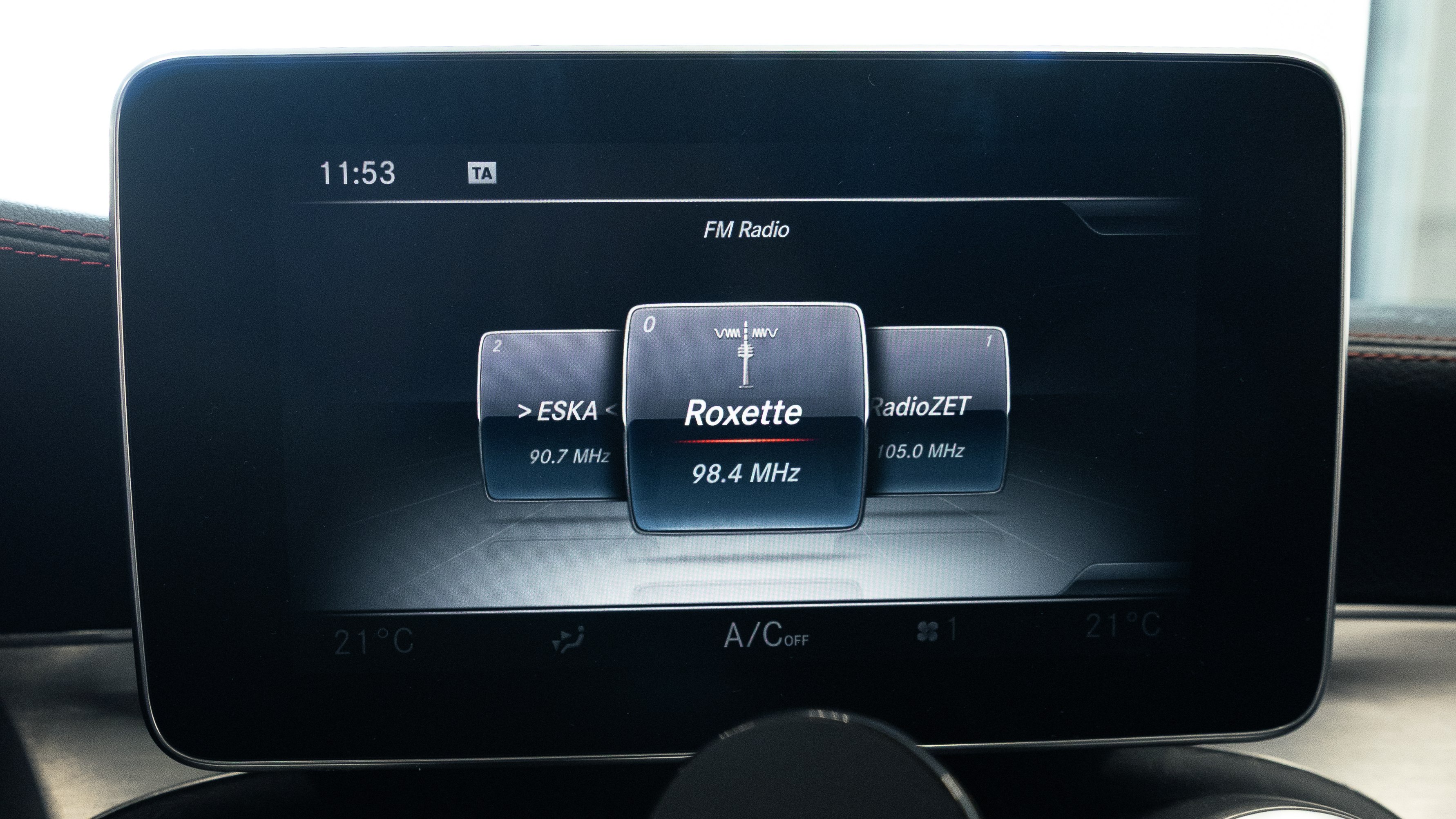 mercedes c43 z usa stacje radiowe