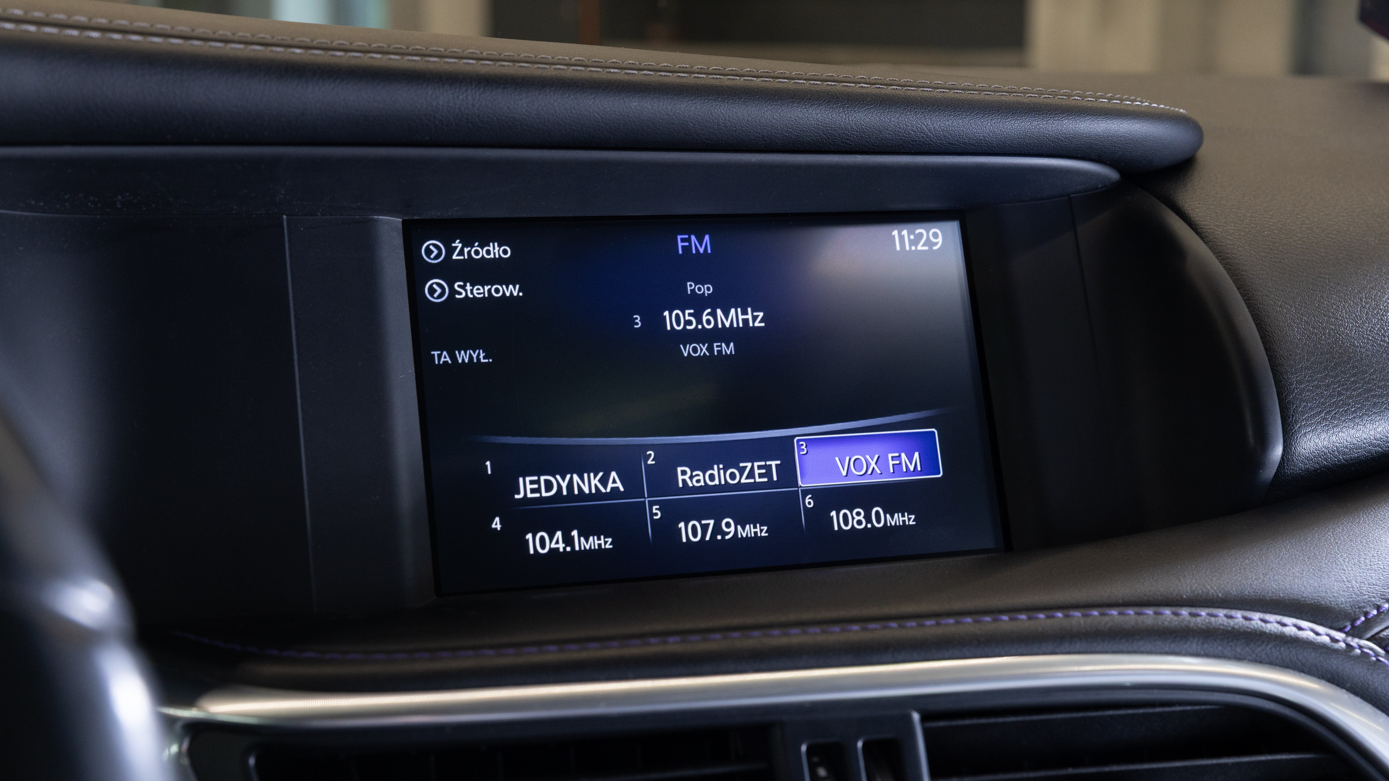 infniniti brak dzwięku