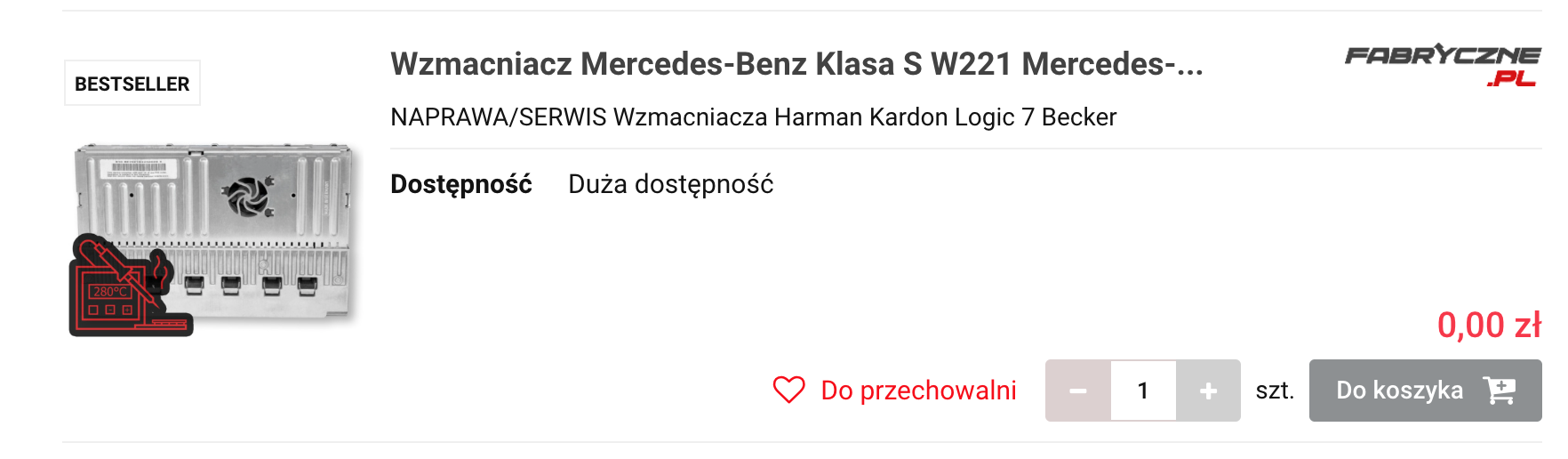 regeneracja wzmacniacza harman kardon logic 7