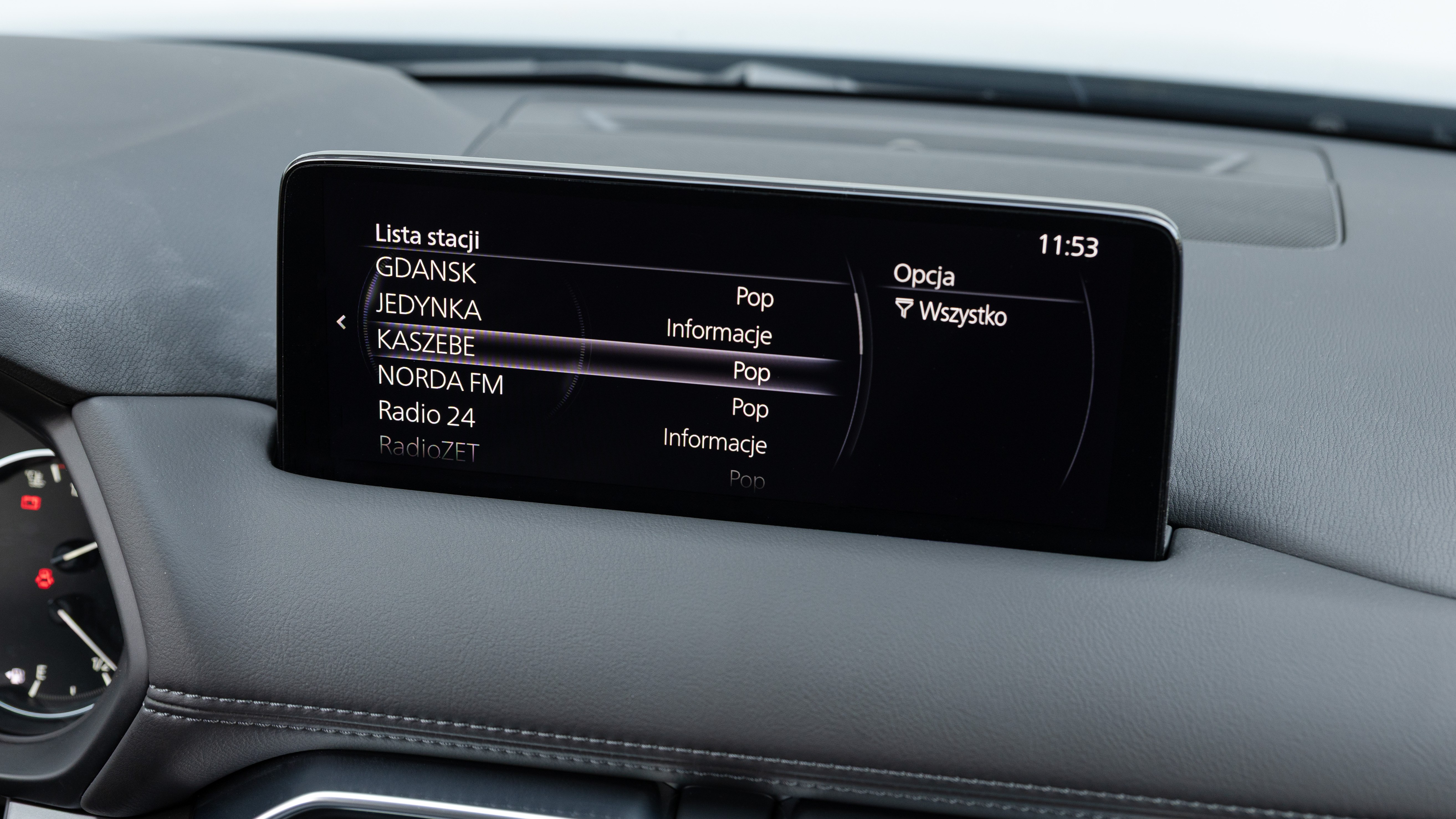 mazda cx5 synteza stacje radiowe nieparzyste parzyste